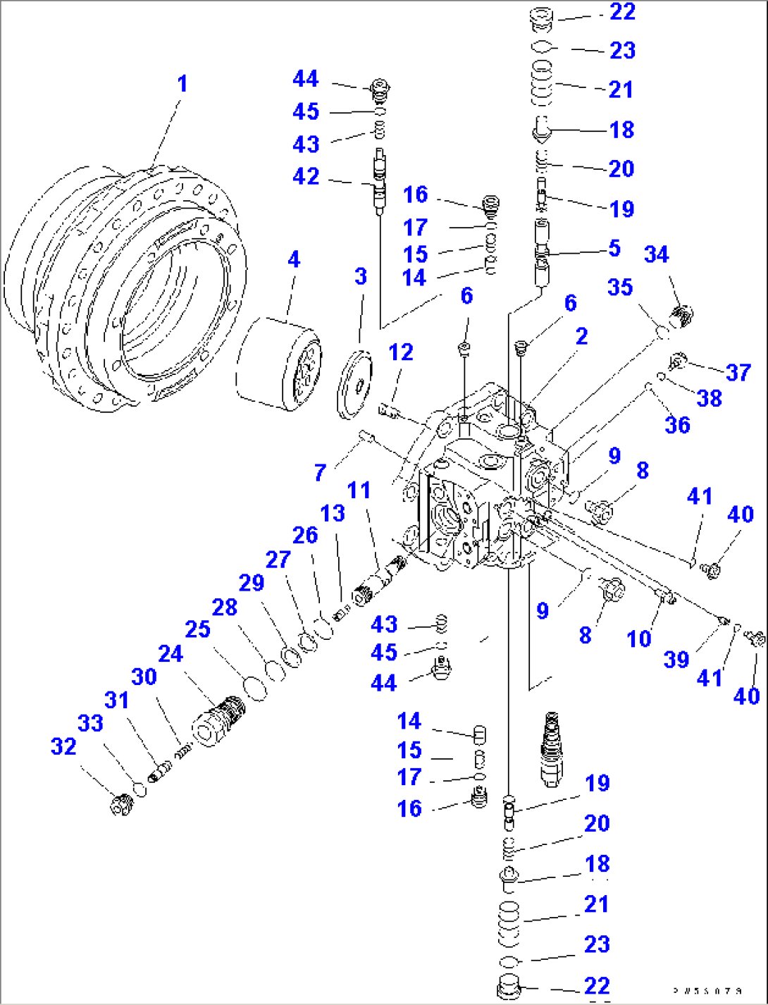 TRAVEL MOTOR (1/3)