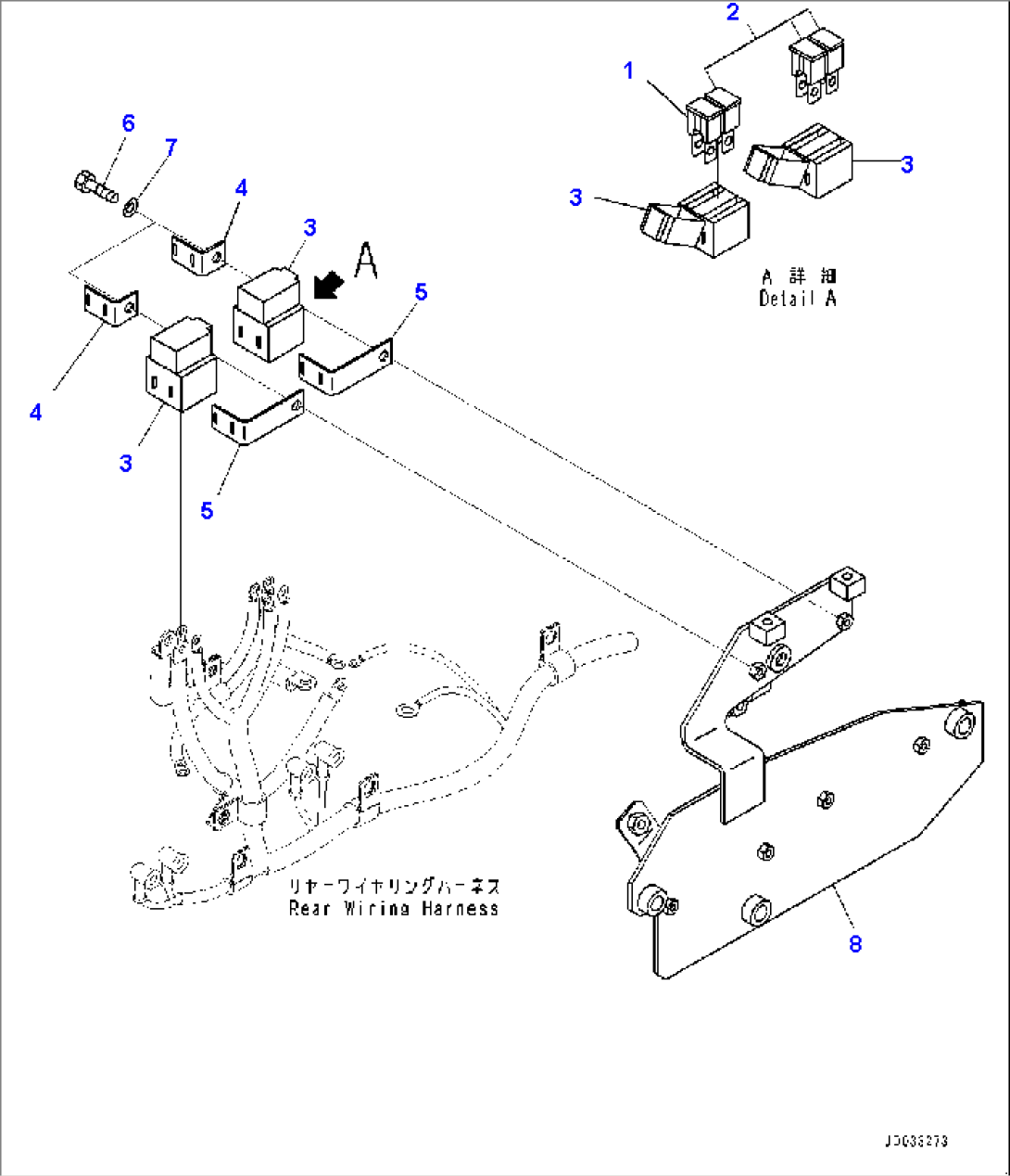 Rear Wiring Harness, Fuse (#90216-)