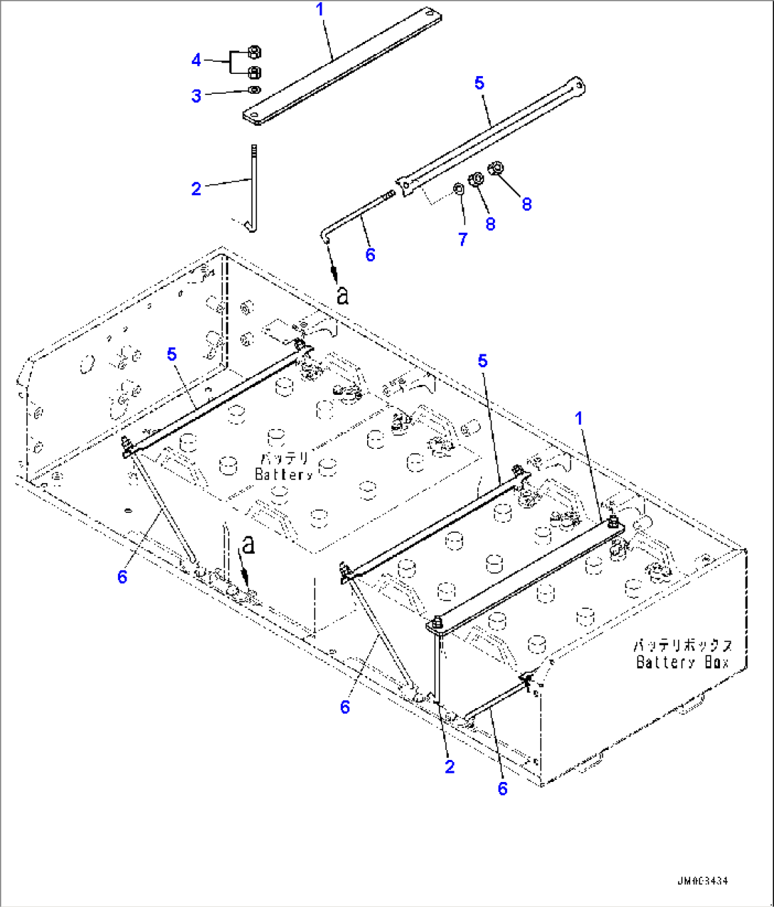 Battery Box, Battery Mounting (#30001-)