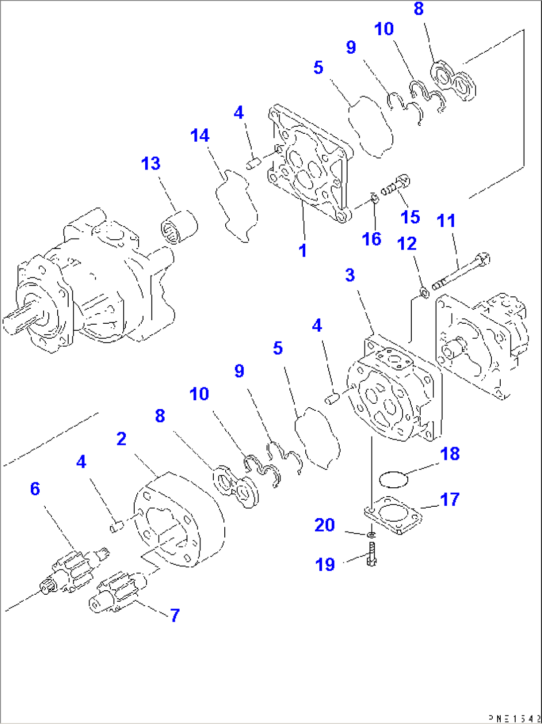 TORQUE CONVERTER AND P.O.C. PUMP (2/3)