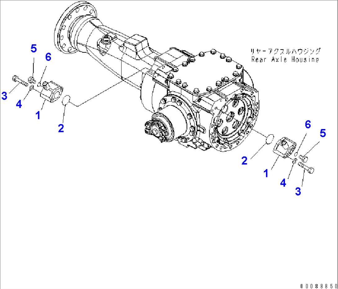 REAR AXLE (DIFFERENTIAL) (VALVE)(#75816-)