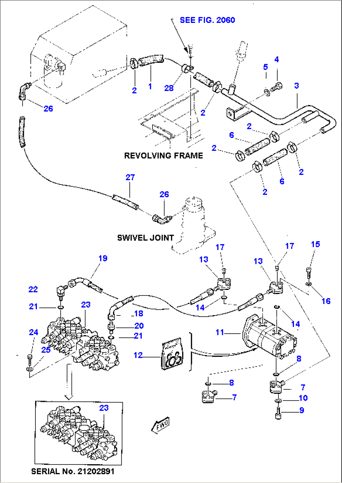 HYDRAULIC PIPING (SUCTION - RETURN LINE)