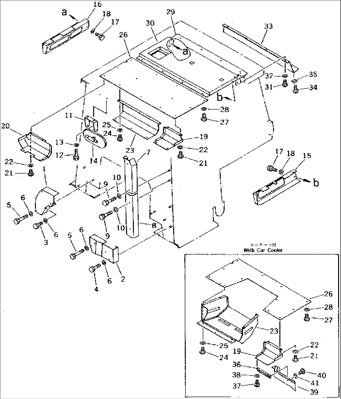 ROOF LINING (FOR STEEL CAB)(#50044-50046)