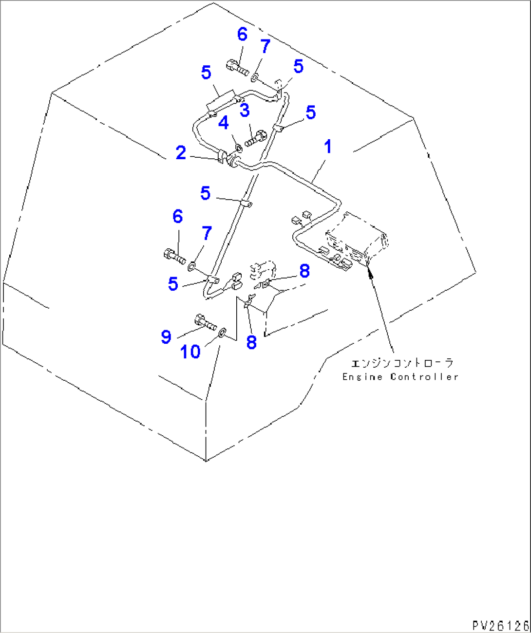 ACCELERATOR PEDAL AND LINKAGE (ELECTRICAL GOVERNOR) (1/2)