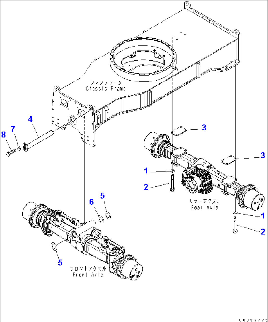 CHASSIS FRAME (AXLE MOUNT)