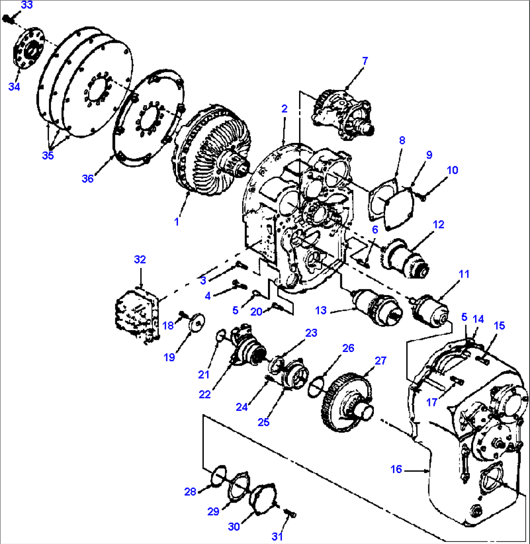 TRANSMISSION & TORQUE CONVERTER