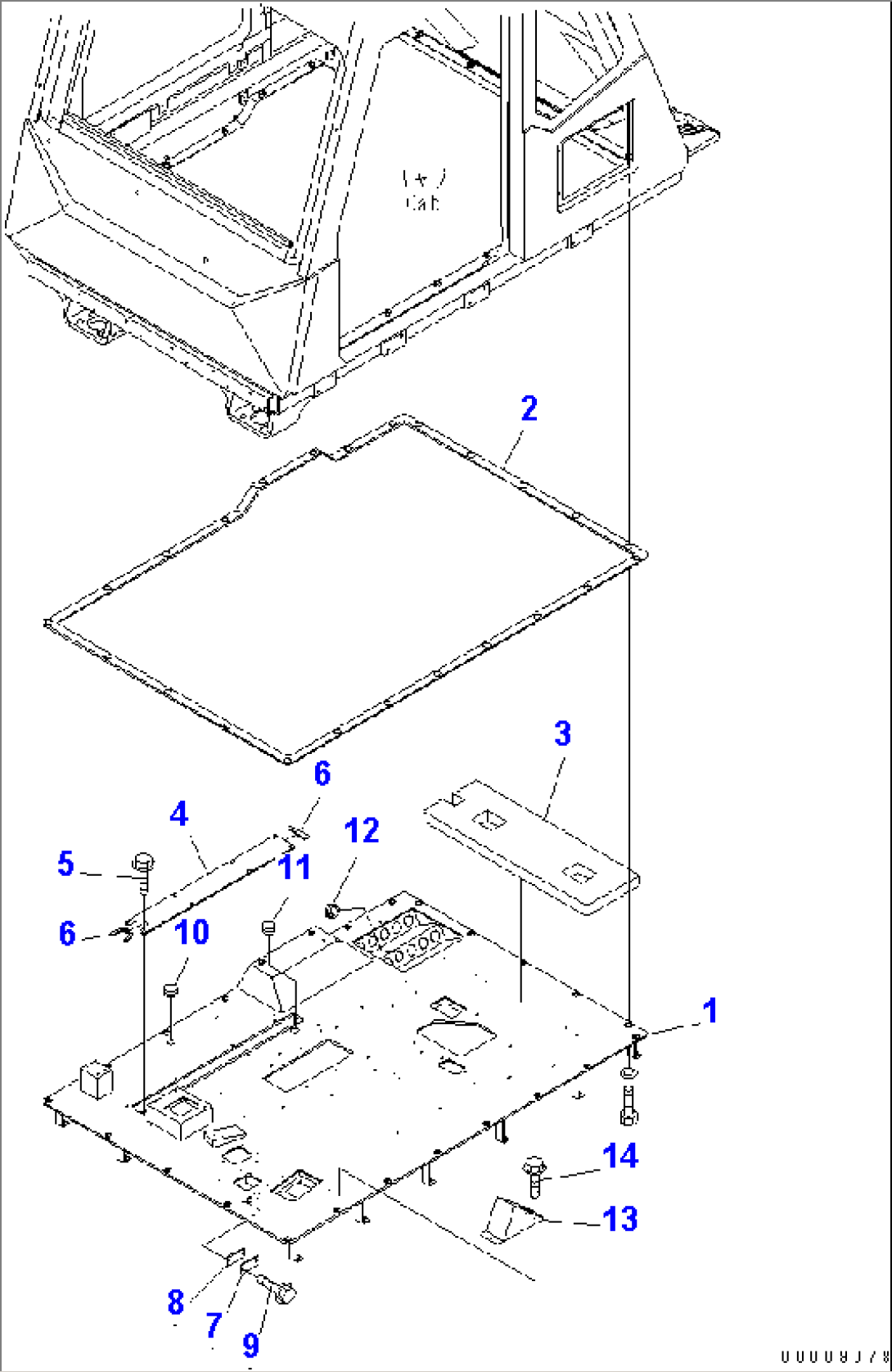 FLOOR (FLOOR FRAME AND TOE BOARD)