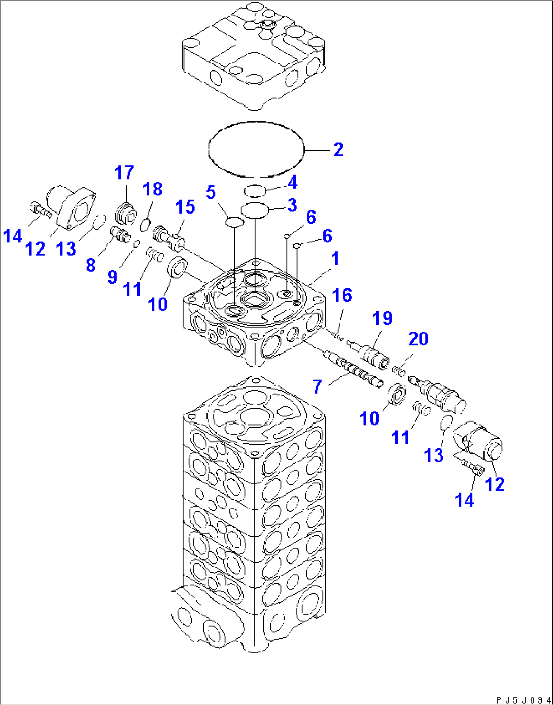 MAIN VALVE (7-VALVE) (12/13)