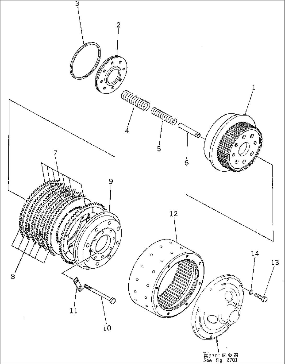 STEERING CLUTCH(#3001-)