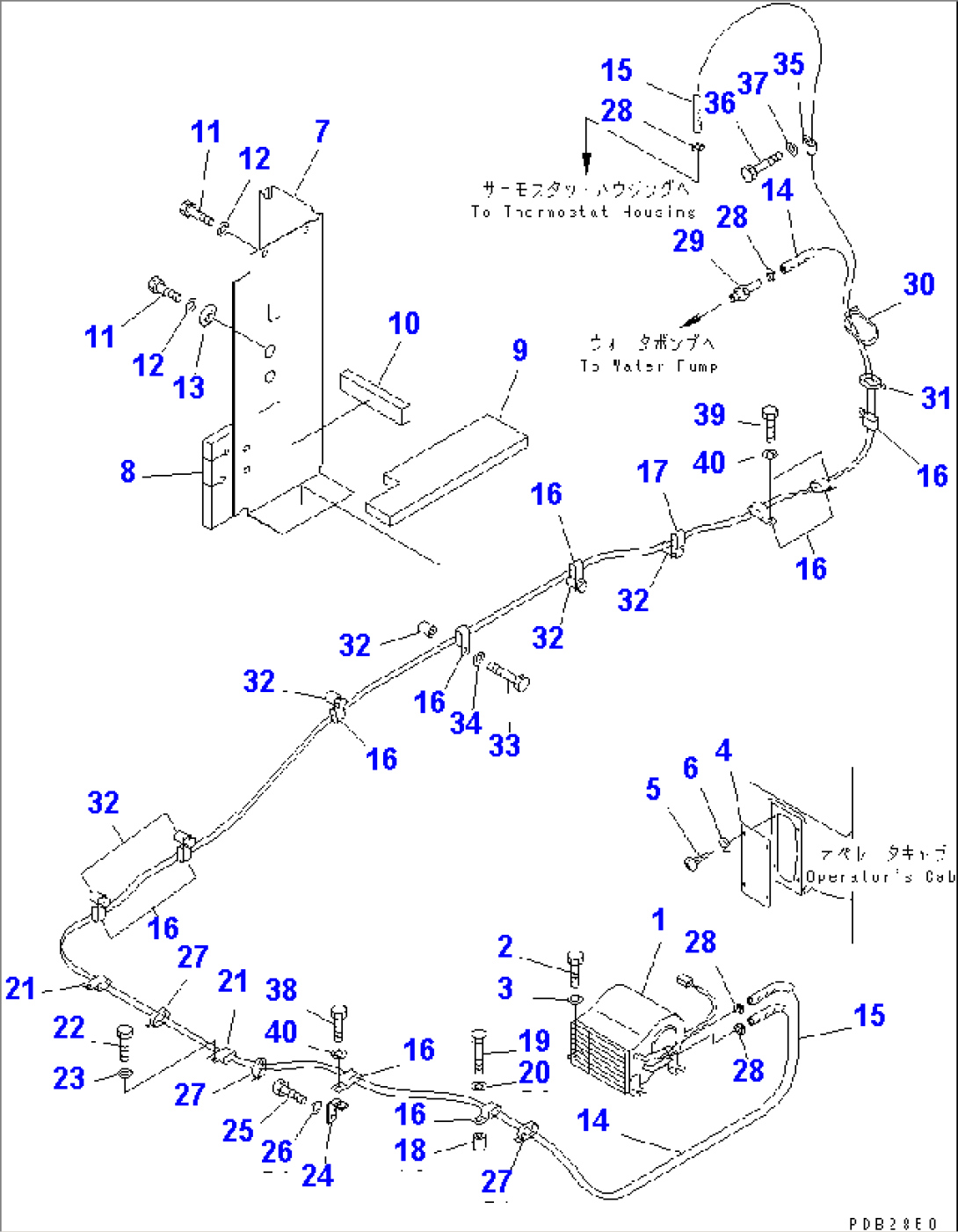 CAR HEATER (LARGE CAPACITY) (3300 KCAL)(#10233-10337)