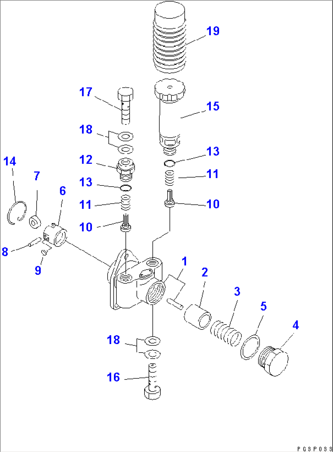 FUEL INJECTION PUMP (FEED PUMP)(#71919-101781)