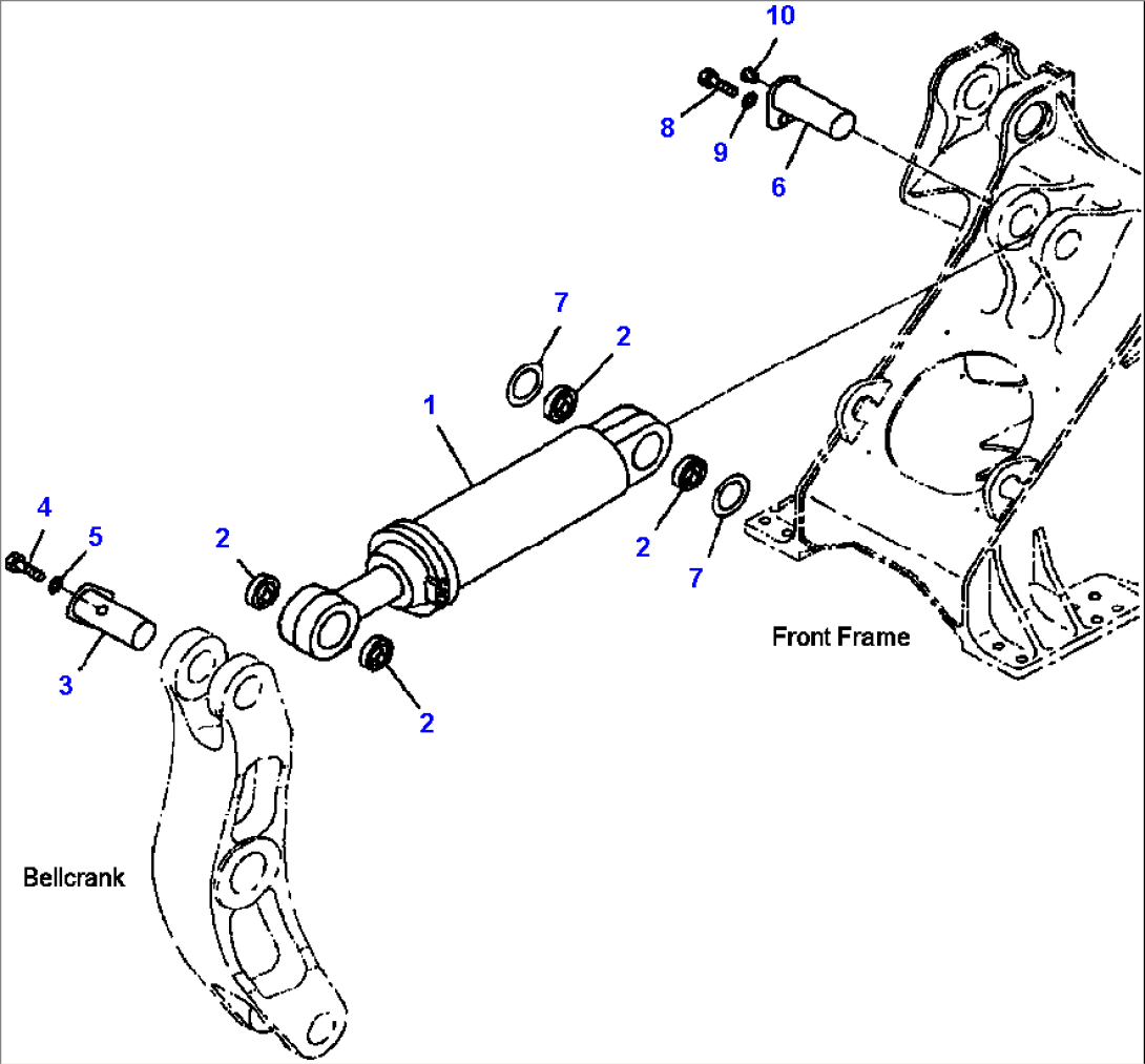 T4150-01A0 DUMP CYLINDER MOUNTING