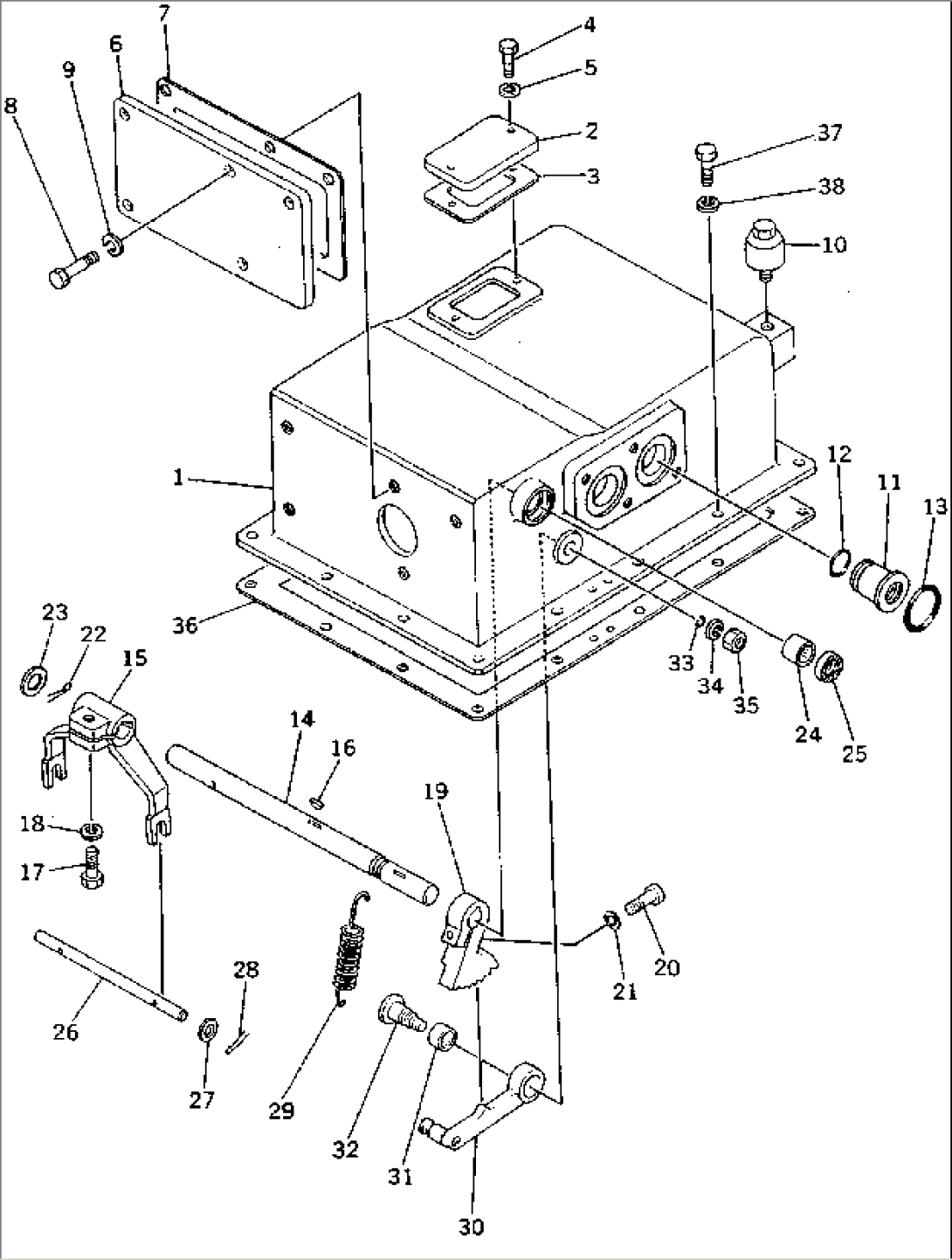 TRANSMISSION CONTROL VALVE (2/2) (FOR HEAVY DUTY)(#1819-)