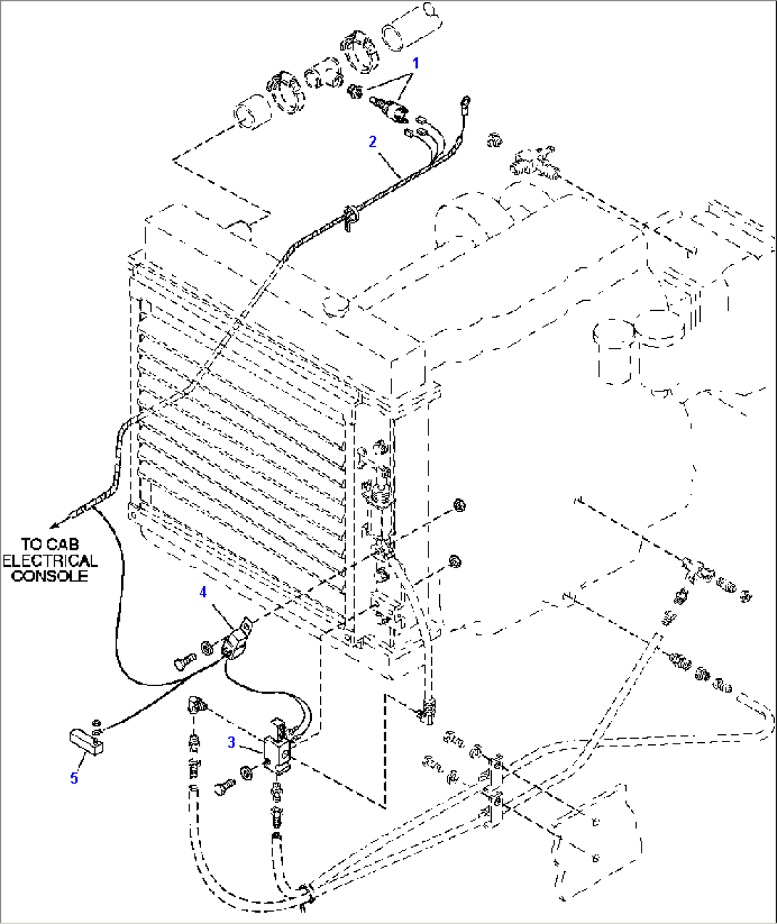 FIG. E5100-01A8 RADIATOR SHUTTER WIRING