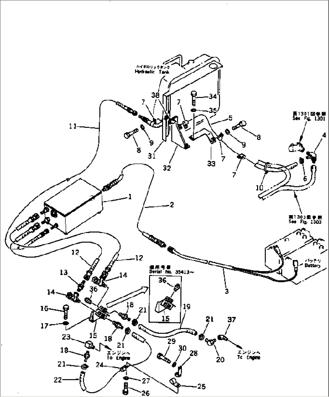 PRE-HEATER PIPING(#35001-)