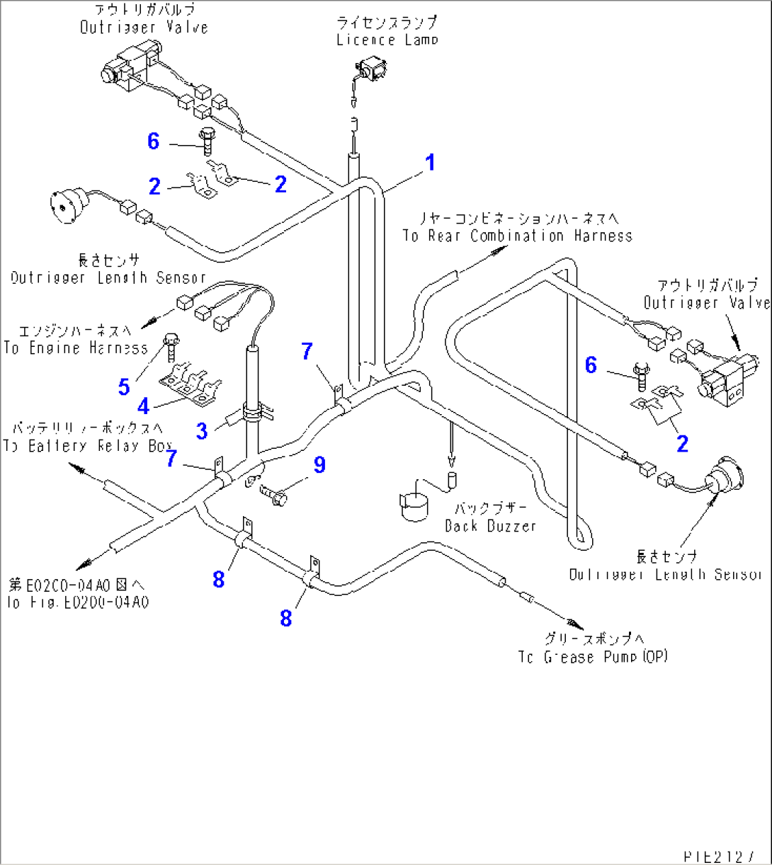 ELECTRICAL (LOWER HARNESS) (REAR)