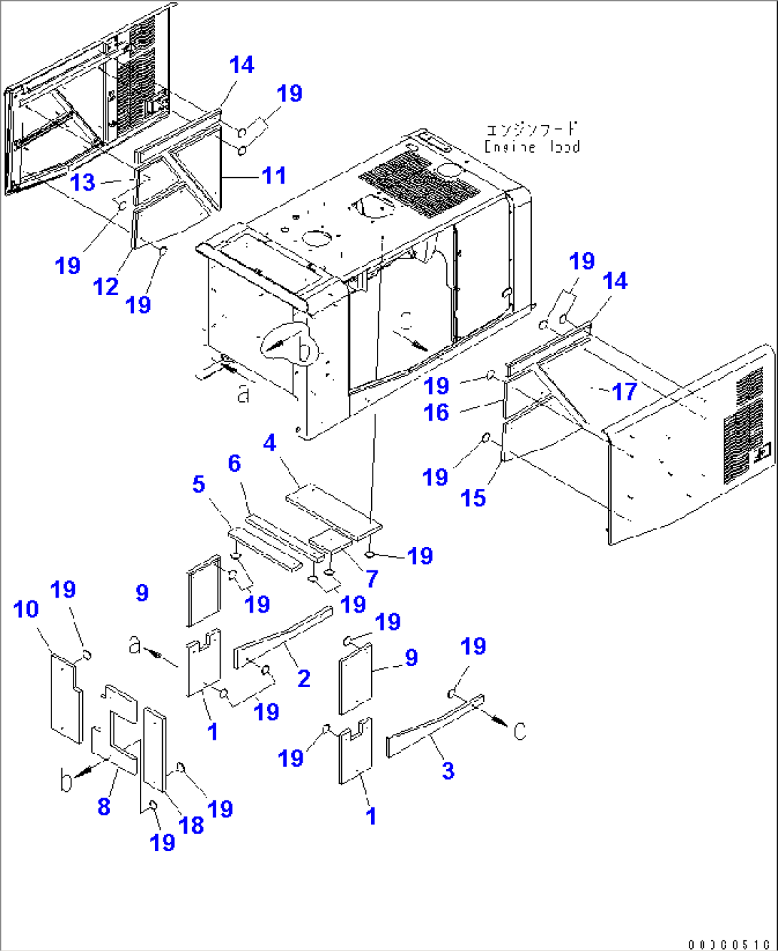 HOOD (SHEET)(#70001-)