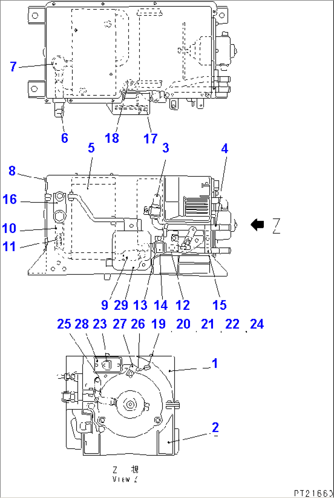 AIR CONDITIONER UNIT INNER PARTS(#11003-)