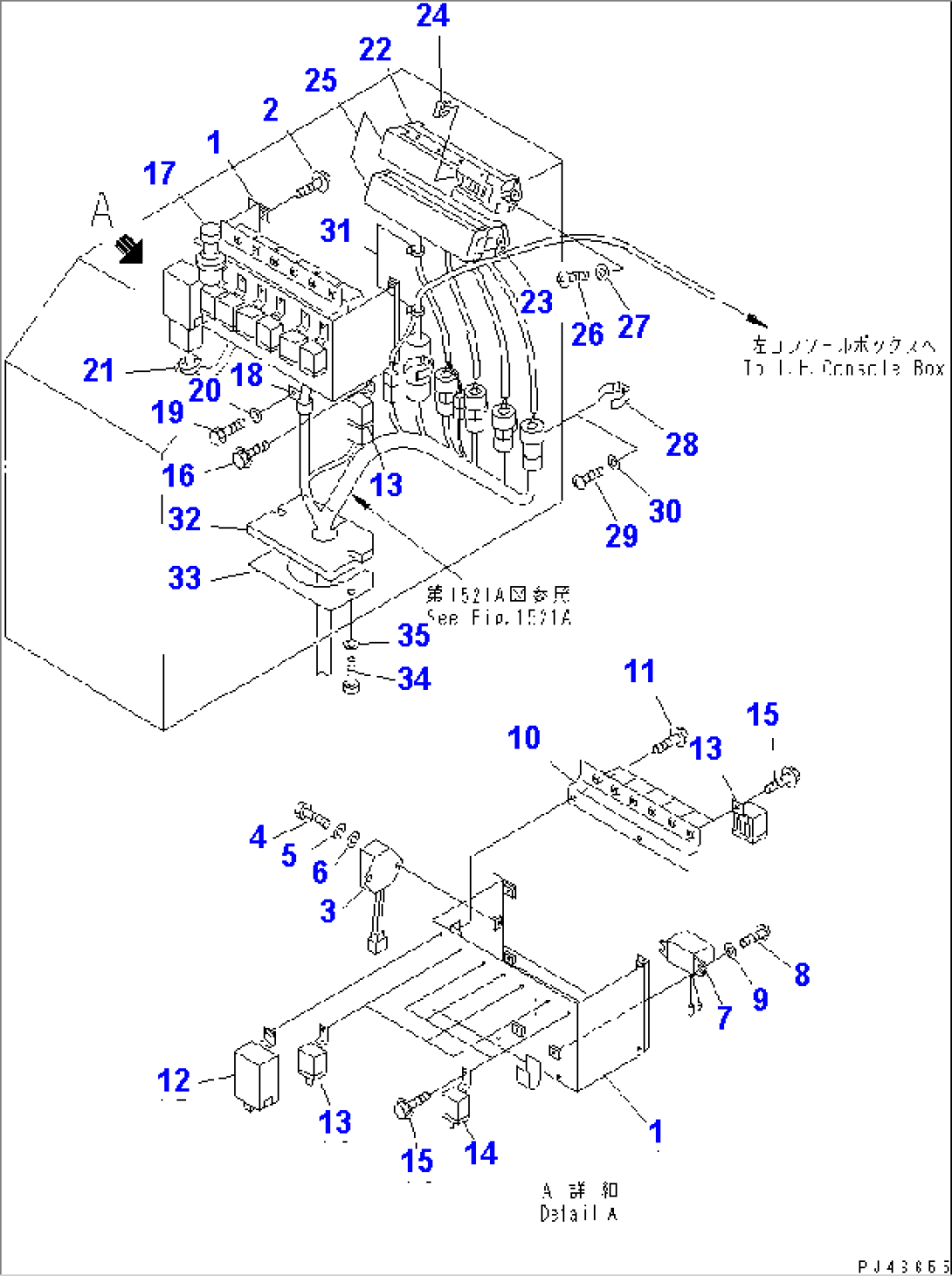 ELECTRICAL SYSTEM (CONSOLE BOX¤ R.H.) (EUROPE SPEC.)(#20001-20003)