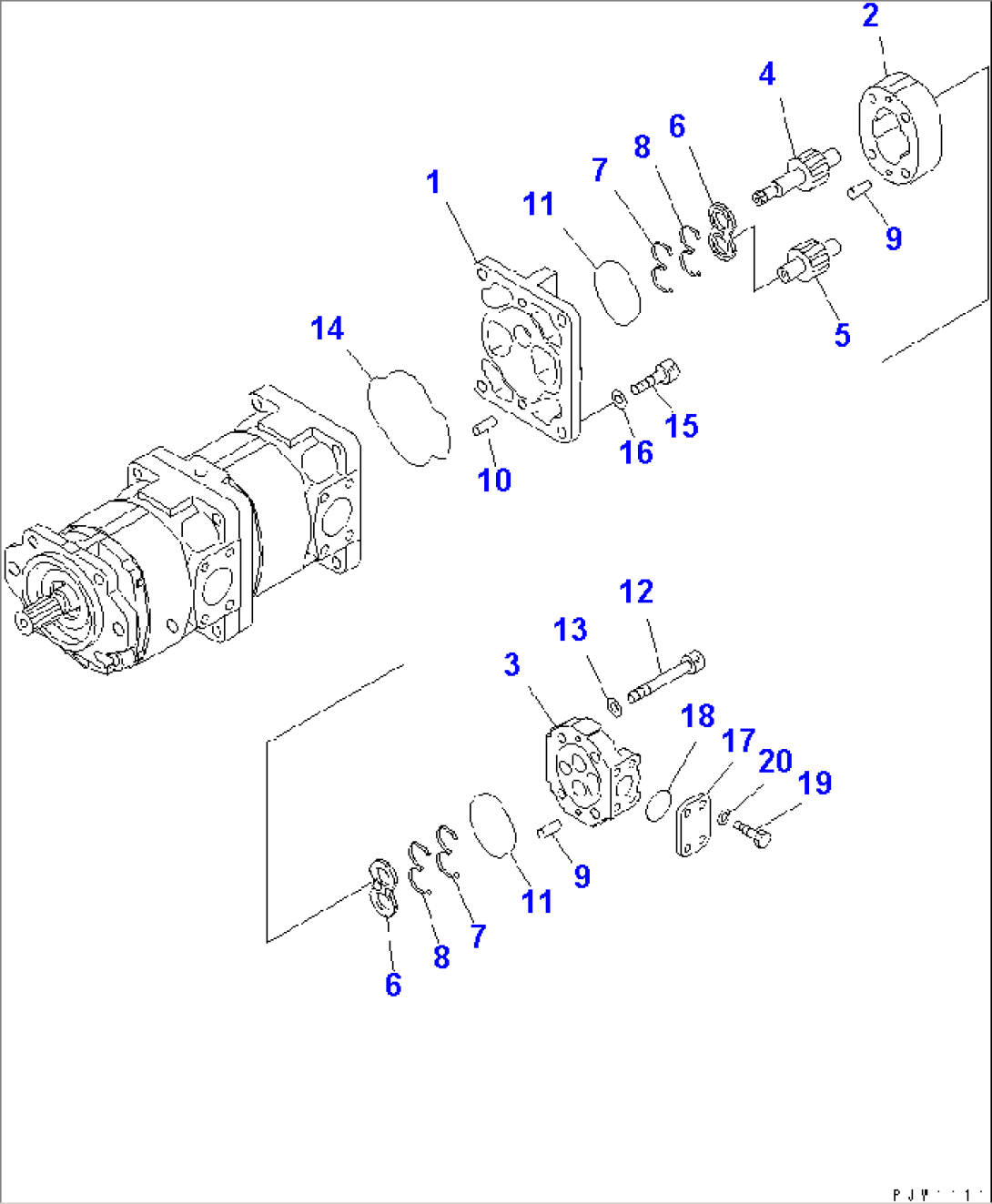 HYDRAULIC PUMP (3/3)