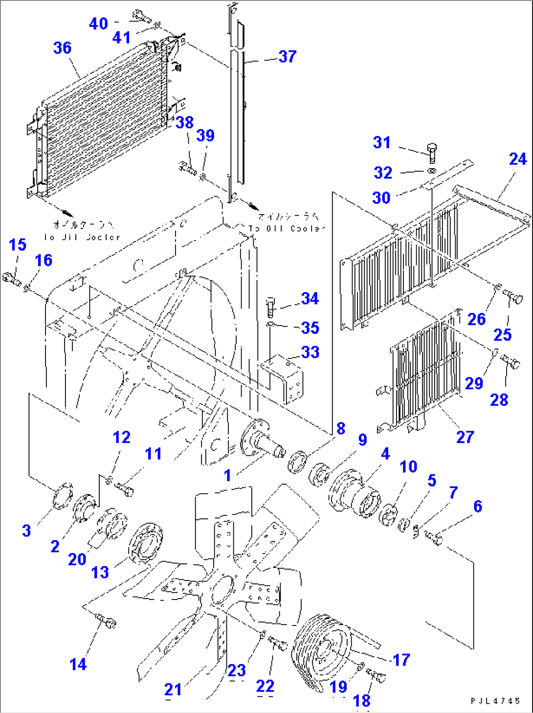 COOLING (FAN MOUNT AND GUARD) (WIHT AIR CONDITIONER)(#10158-)