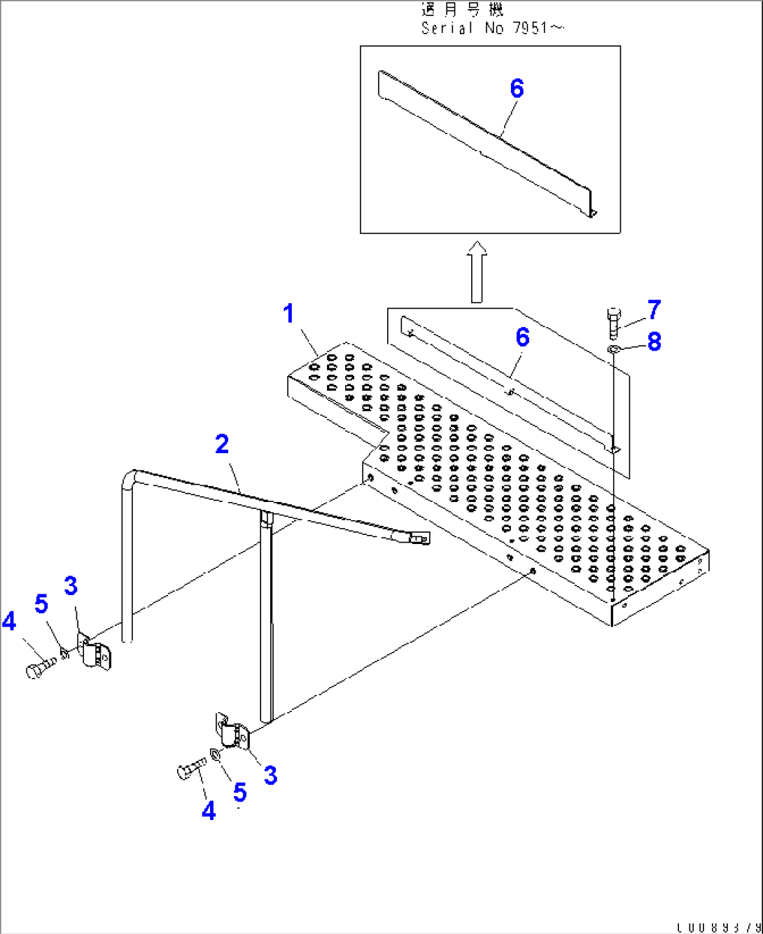 CAB GUARD (FRONT STEP)(#7001-)