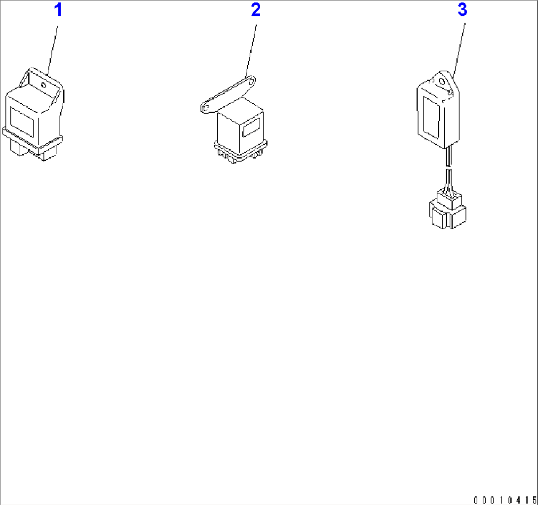 ELECTRICAL PARTS (FORWERDED INDIVIDUALLY PARTS)