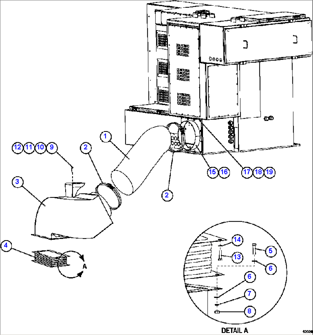 CONTROL CABINET BLOWER HOSE INSTALLATION