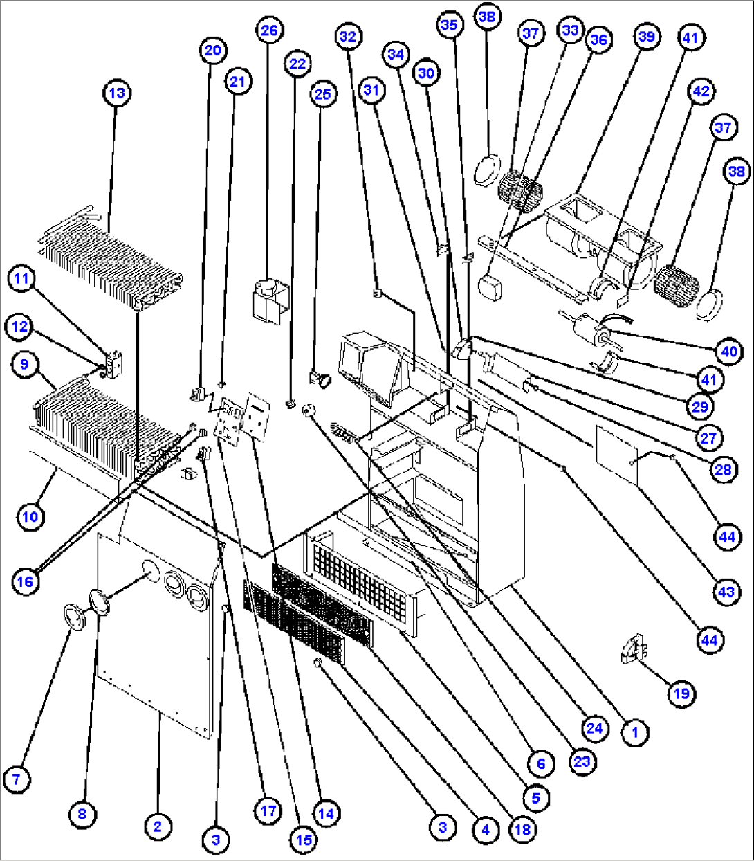 HEATER/AIR CONDITIONER ASSEMBLY (SM5900)