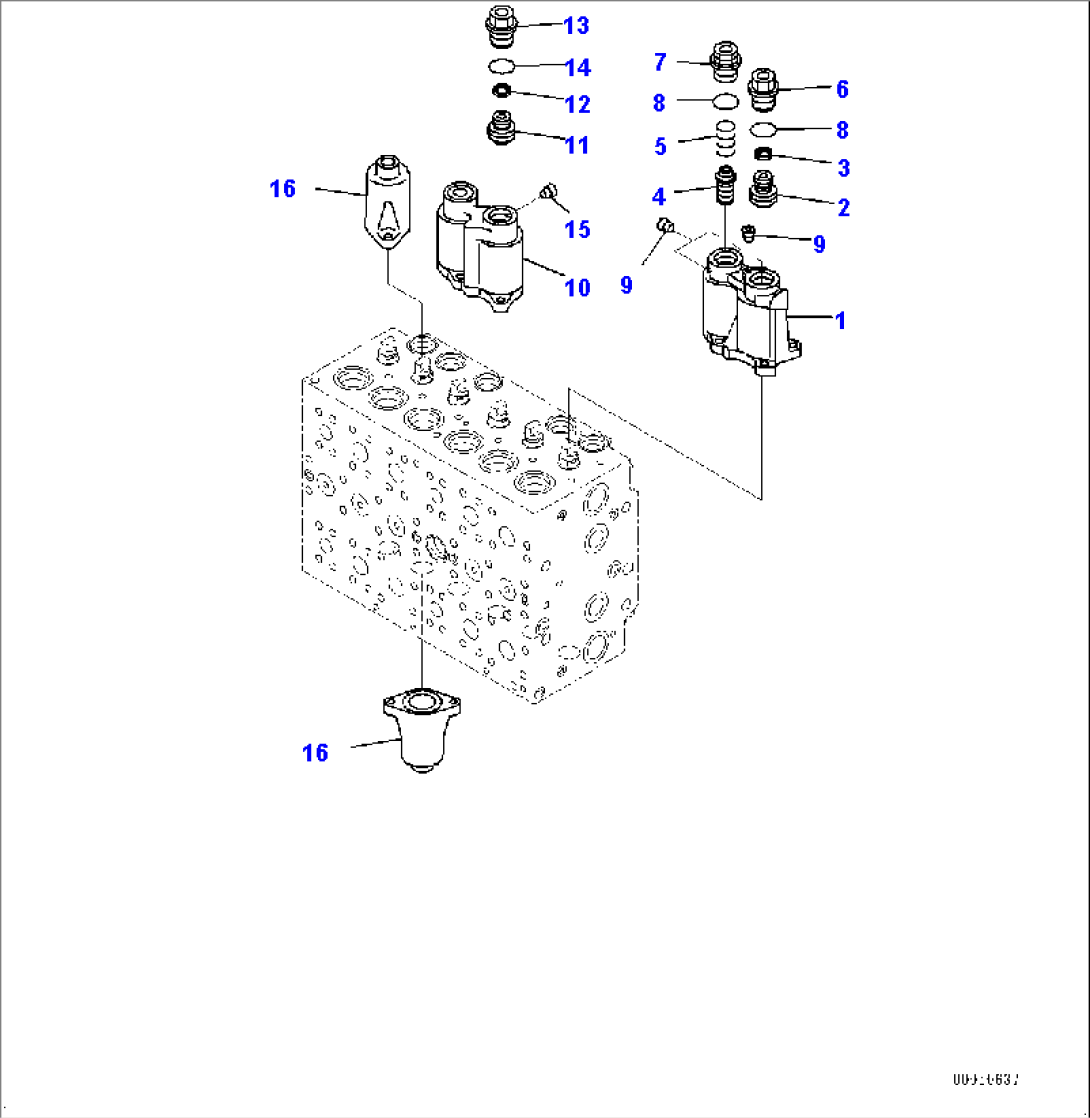 Control Valve, Inner Parts (3/17) (#85674-)