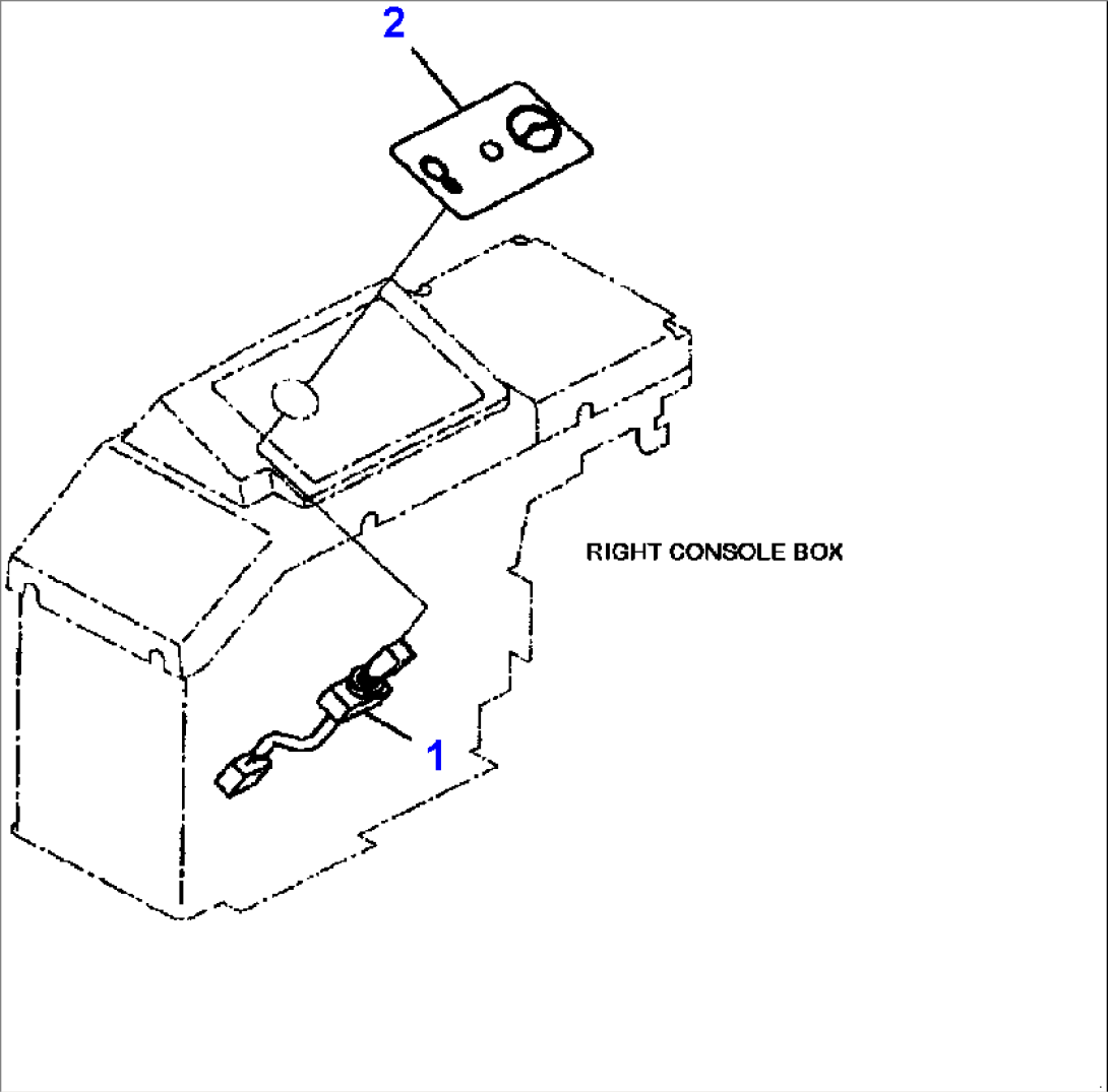 K0110-05A1 OPERATORS SEAT SWITCH AND PANEL