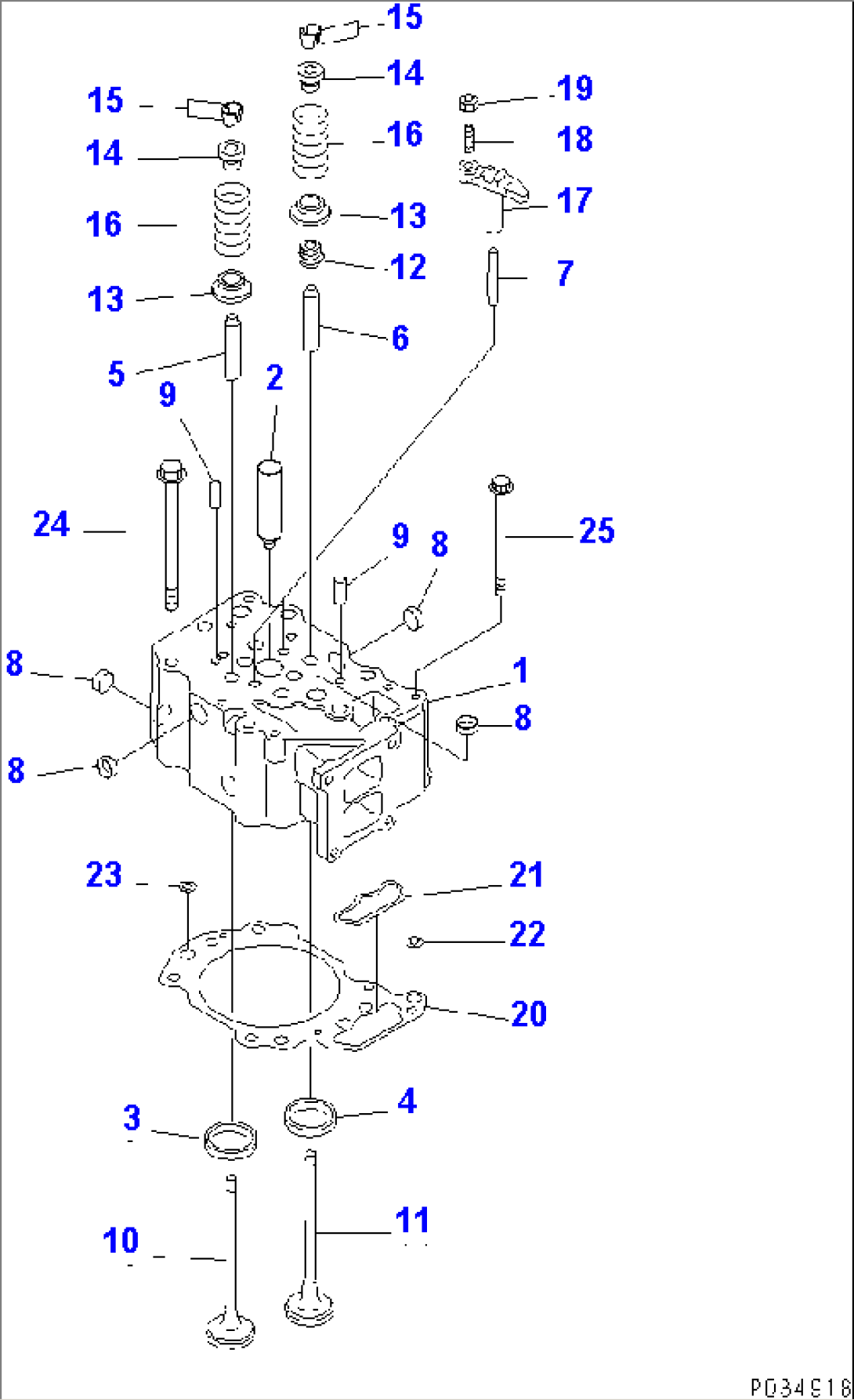 CYLINDER HEAD(#27128-)