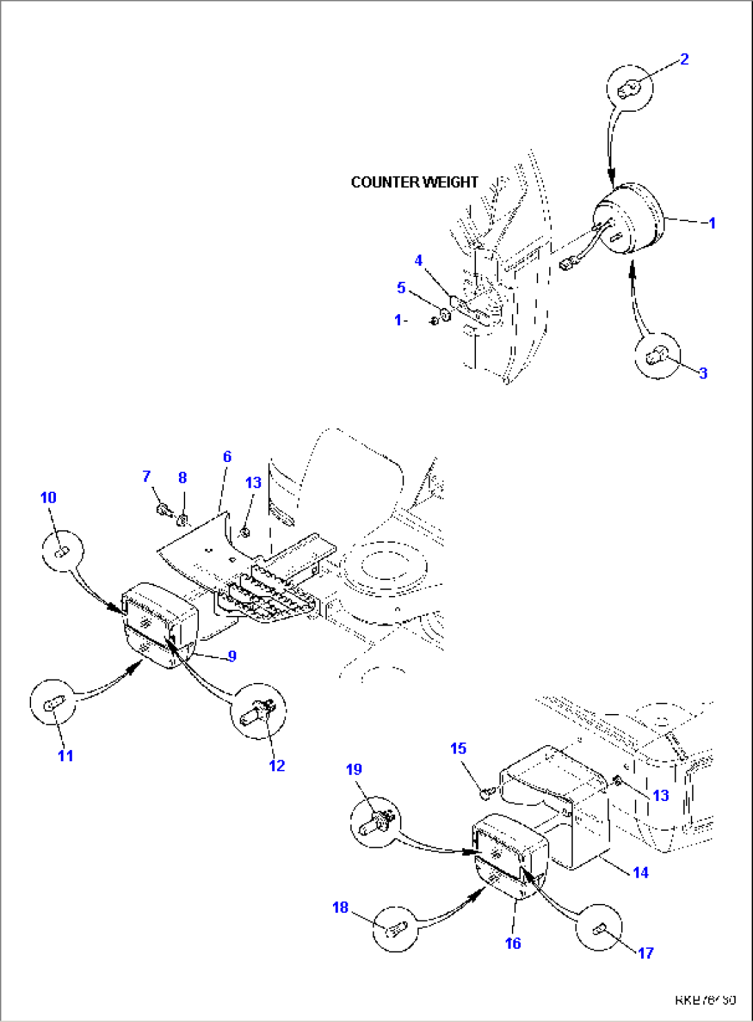 ELECTRICAL SYSTEM (REVOLVING FRAME LINE) (5/5)