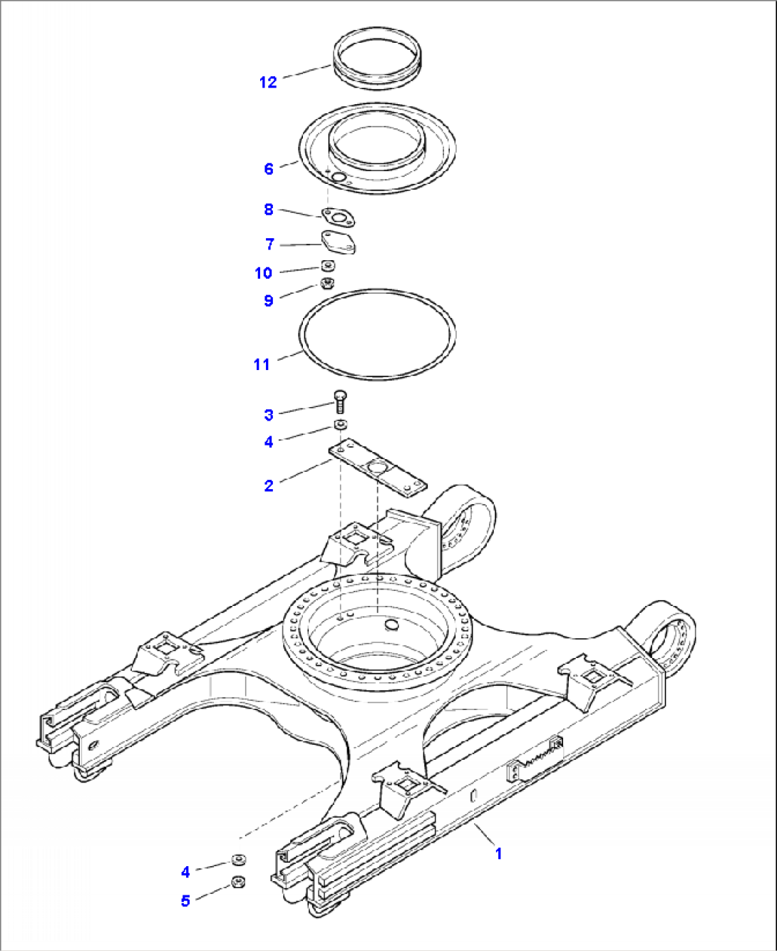 R1100-01A0 TRACK FRAME HIGH/NARROW