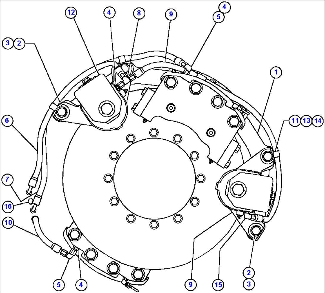 REAR DISC & PARKING BRAKE INSTL - 1