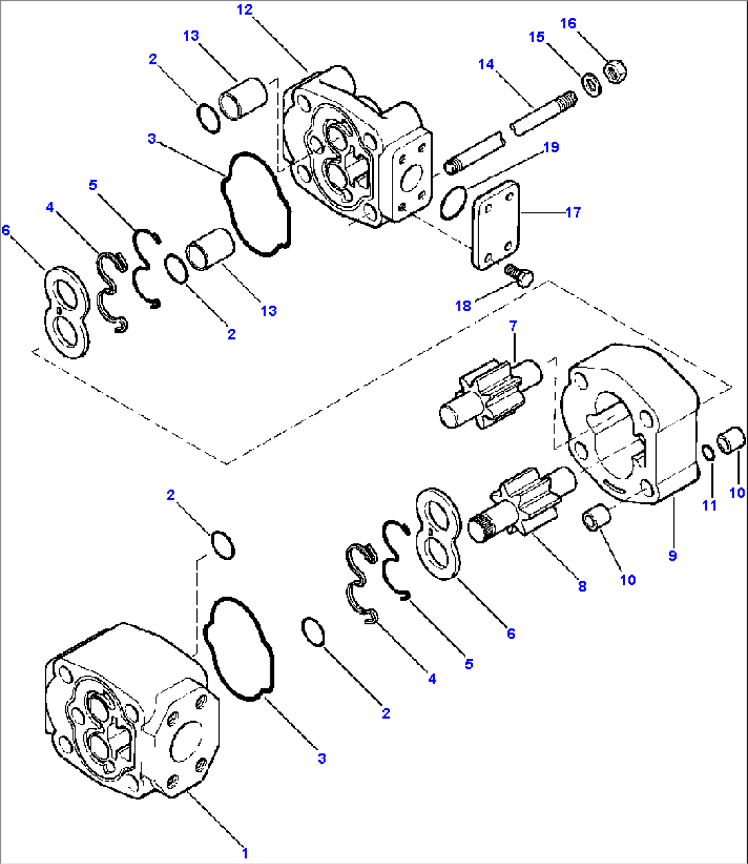 HYDRAULIC PUMP - DANA REAR