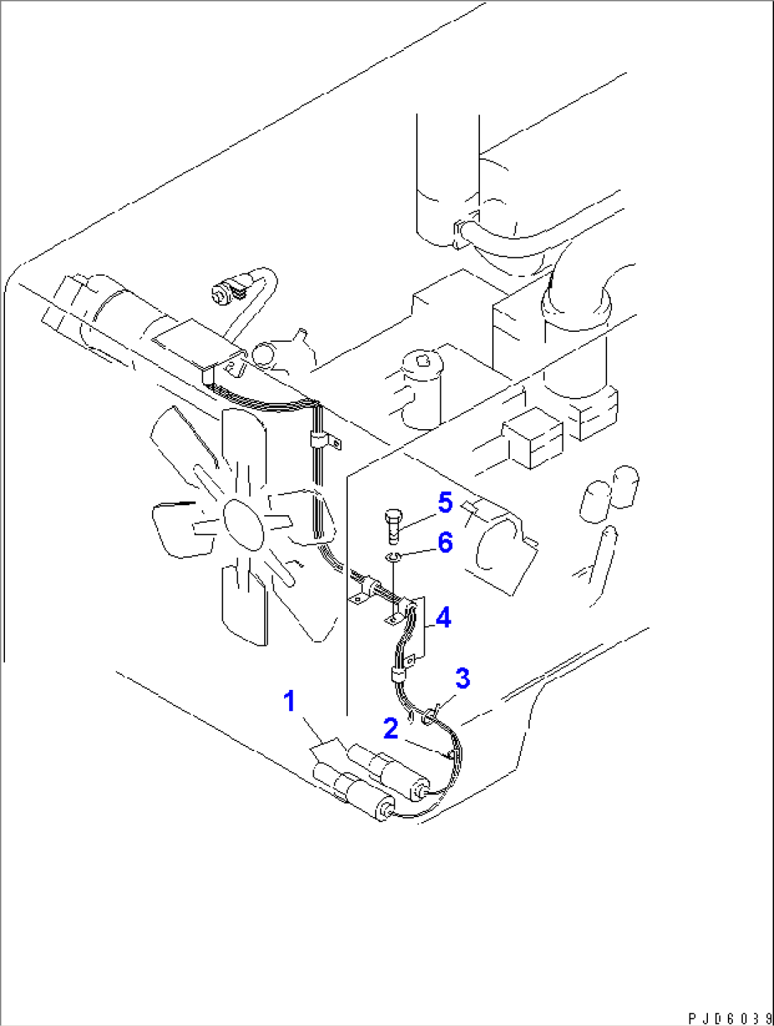 OIL PAN HEATER (TBG SPEC. AND FRENCH NOISE SUPPRESSION SPEC.)(#26691-)