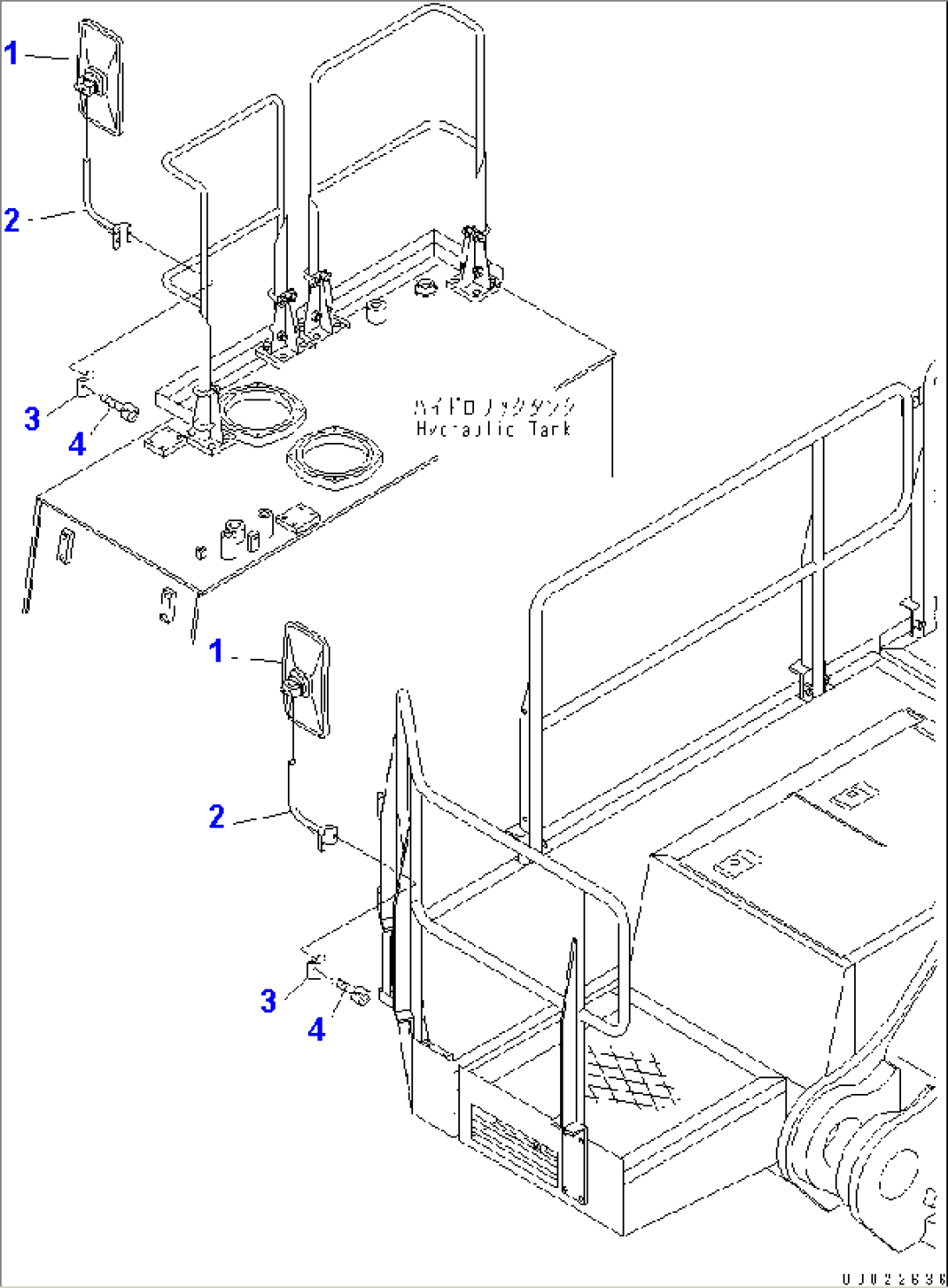 REAR VIEW MIRROR (R.H.)(#10003-)