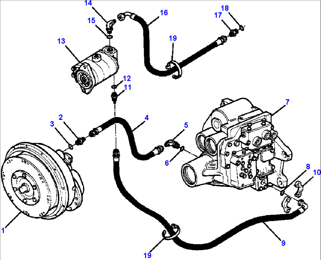 DRIVE TRAIN PIPING - SCAVENGE AND DRAIN LINES