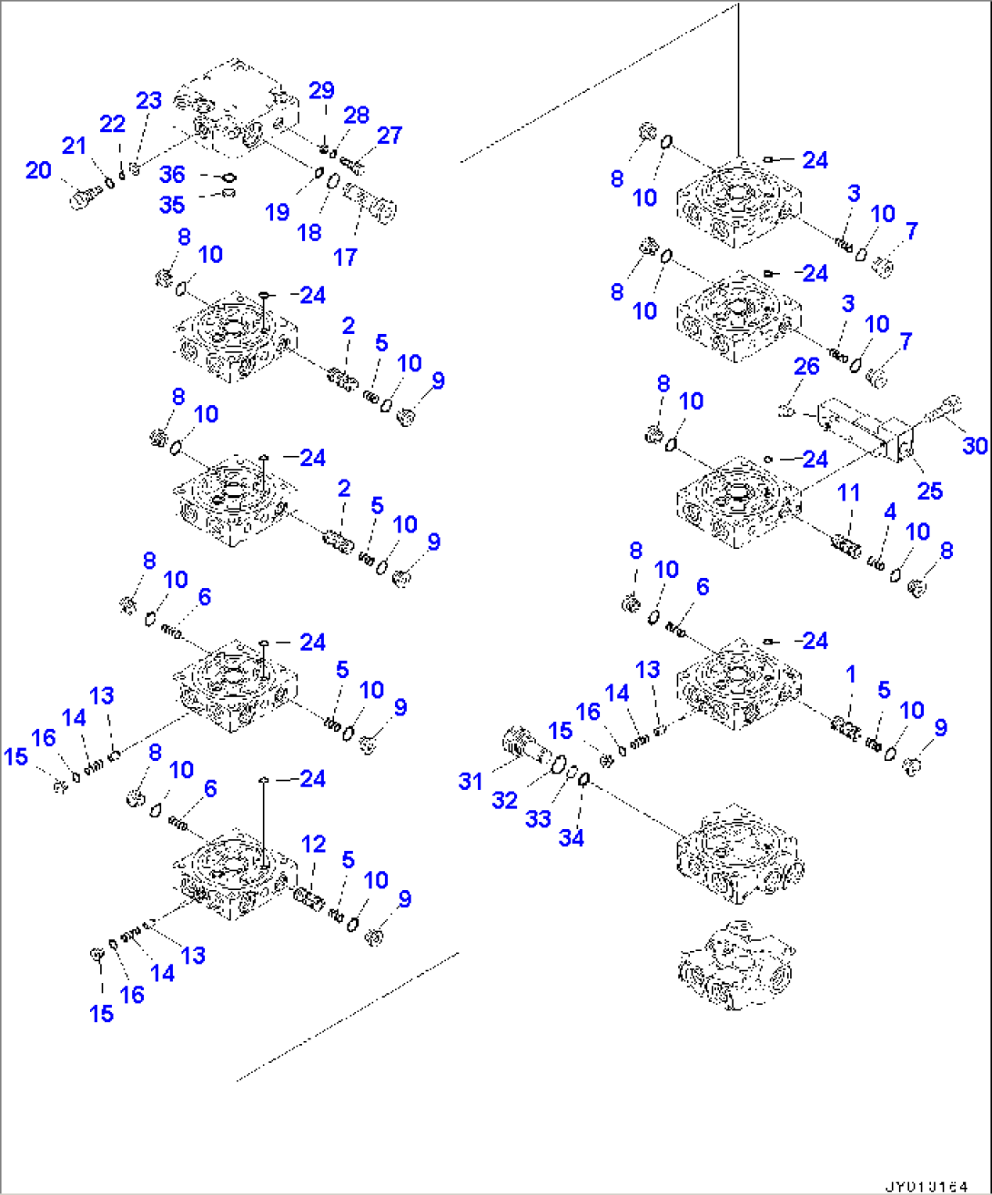 Control Valve, 8-Valve (4/4) (#20001-22446)
