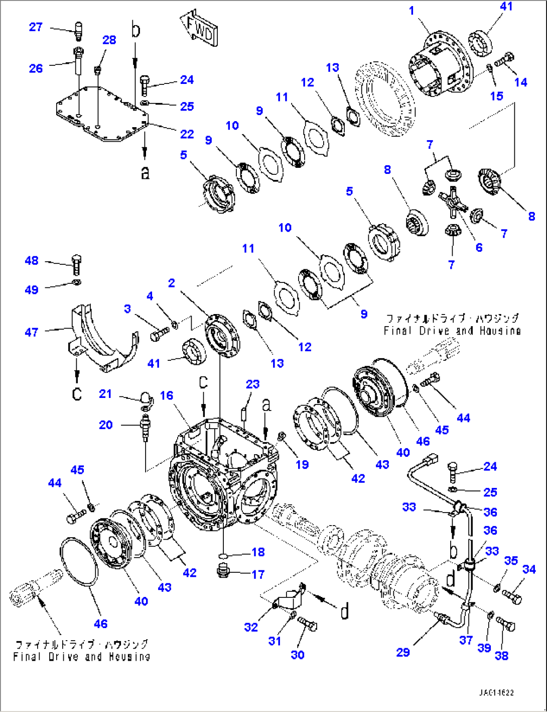 Front Axle, Differential (2/2) (#72362-)