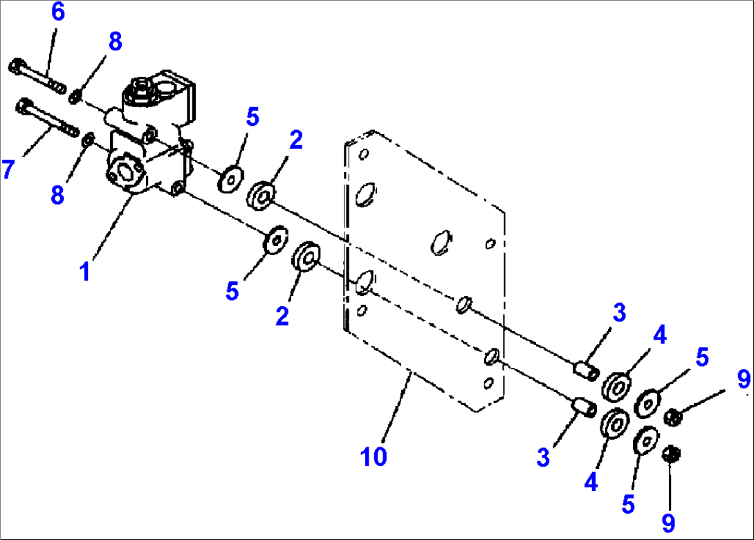 H0120-02A0 CUT-OFF VALVE ASSEMBLY MOUNTING