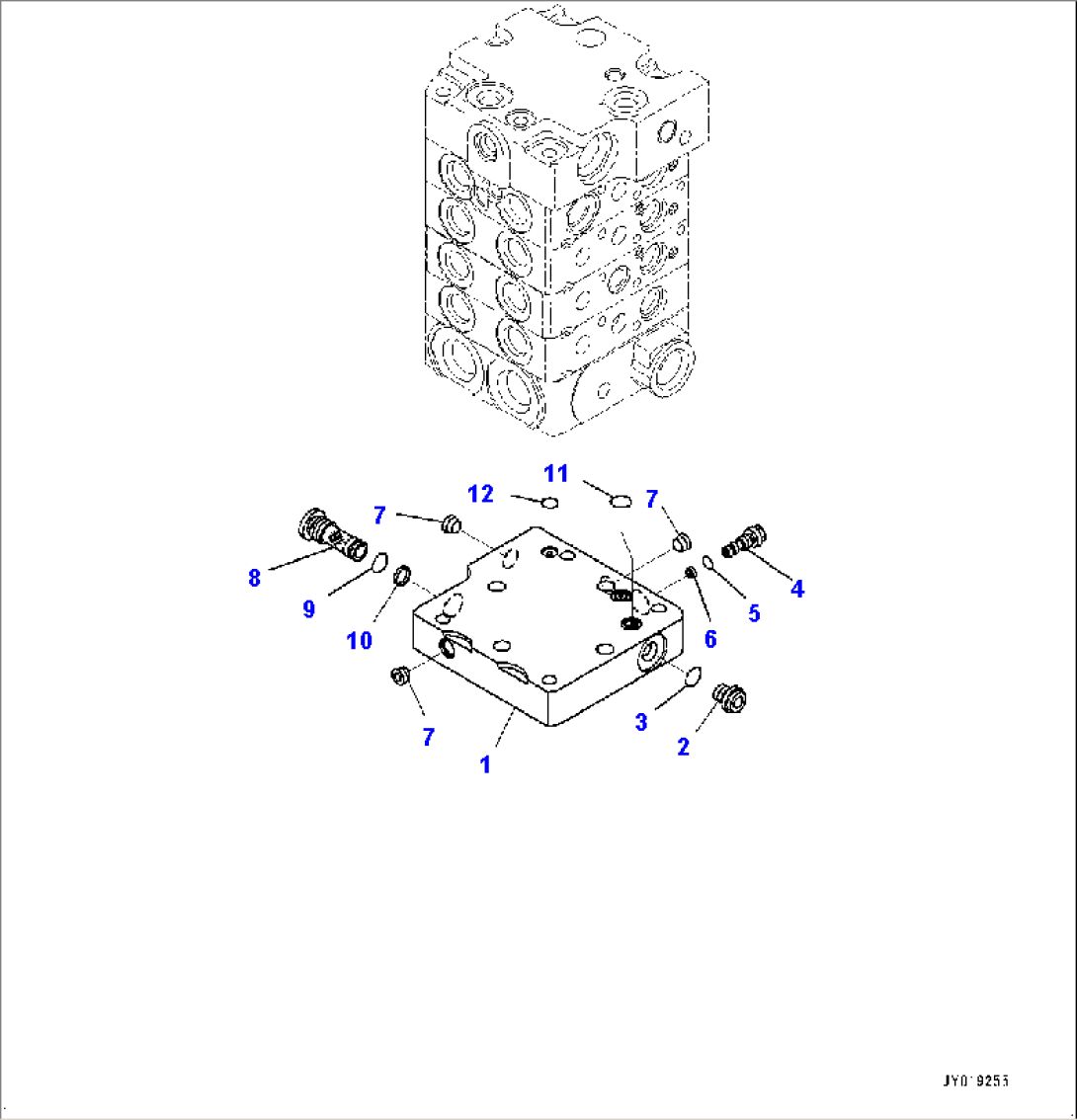 Control Valve, 4-Valve (6/9) (#85001-)