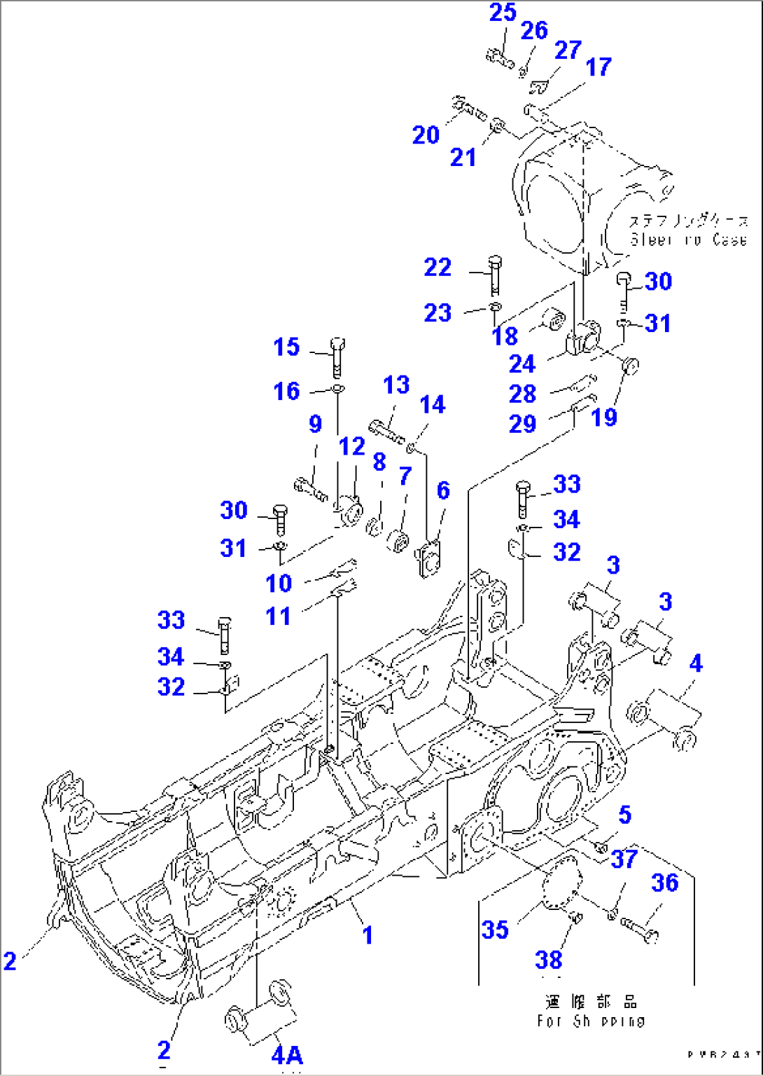 MAIN FRAME (SUPER DOZER)(#10012-)