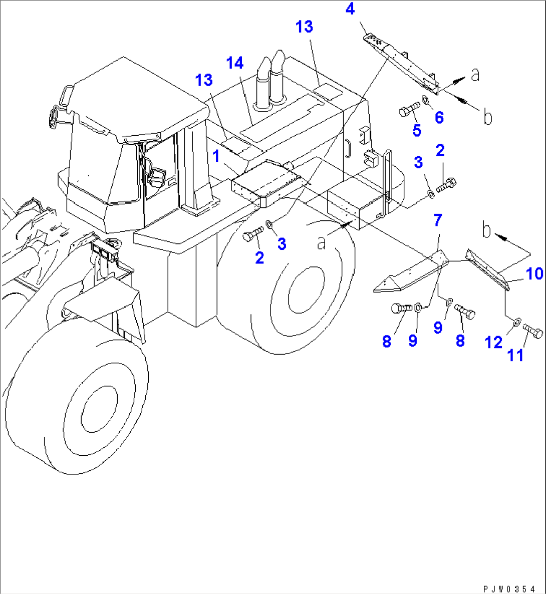 FENDER AND PLATE(#10007-)