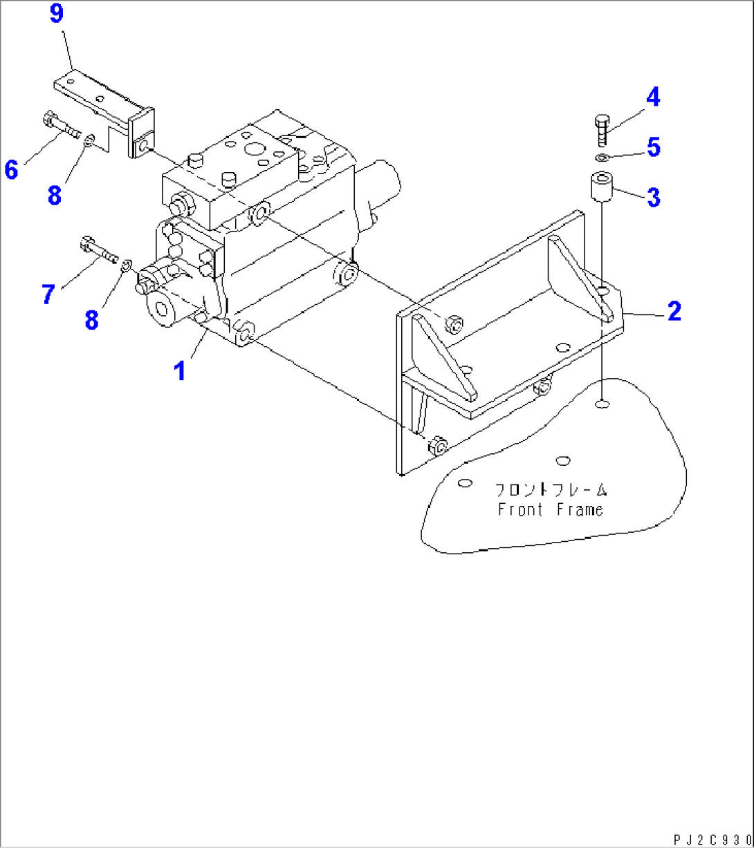 STEERING VALVE (VALVE AND MOUNTING PARTS)
