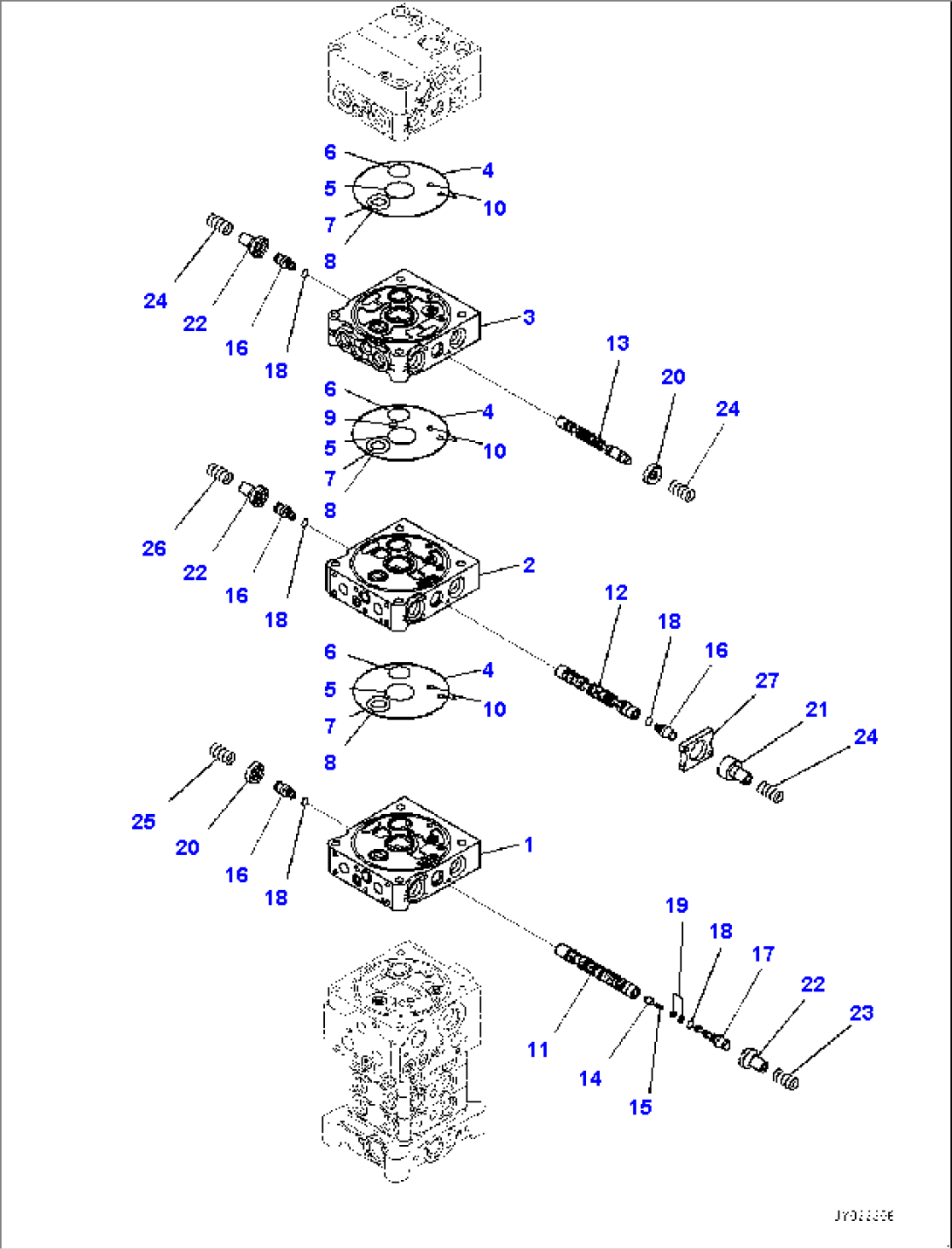 Control Valve, Inner Parts (2/29) (#30001-)