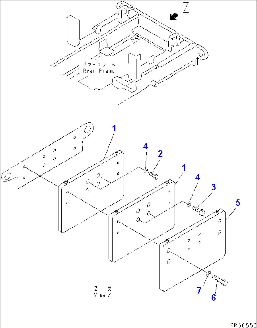 REAR WEIGHT(#60001-.)