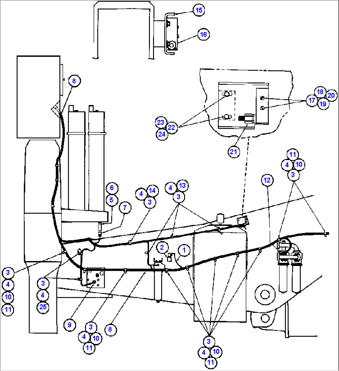 HOIST LIMIT & BODY UP INTERLOCK SWITCH