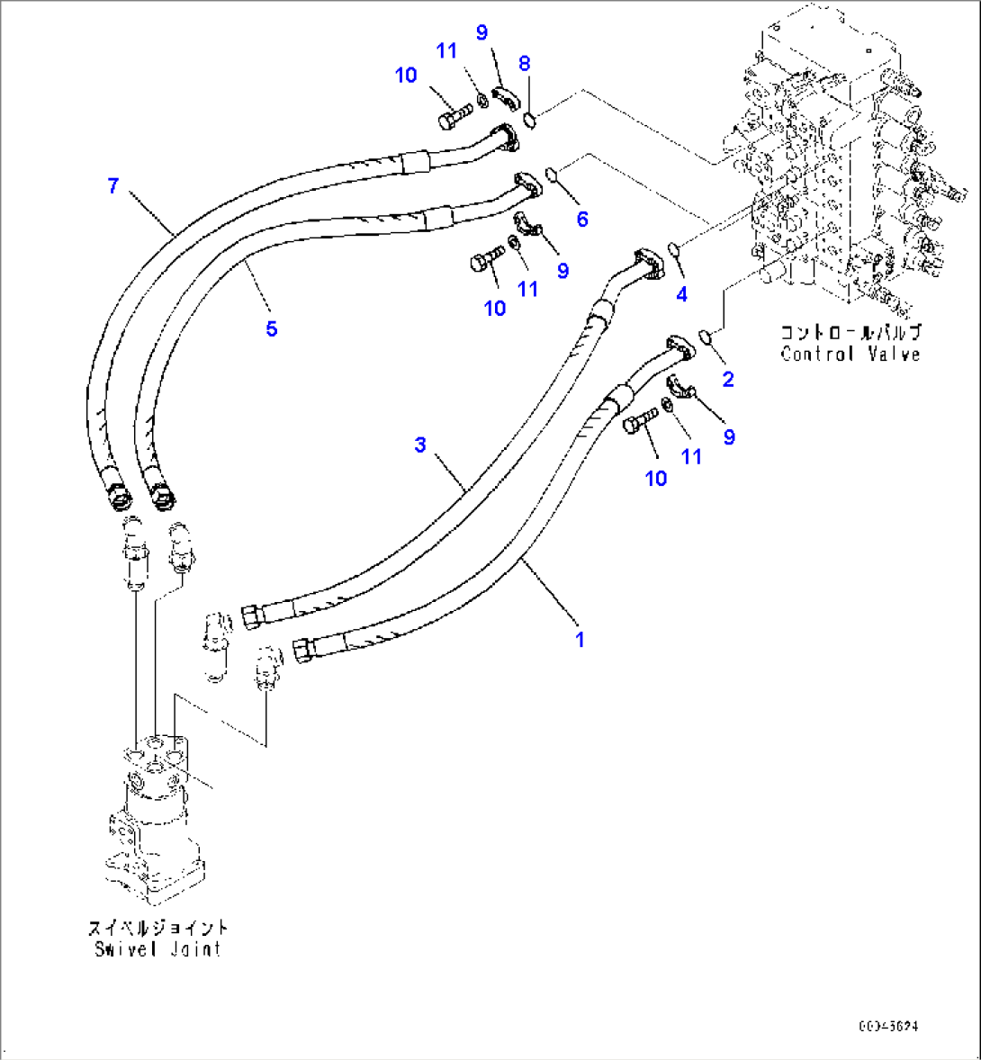 Travel Piping (#80001-)